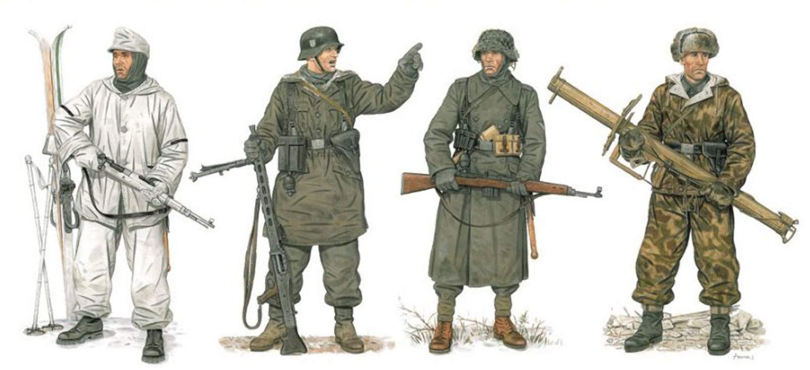 Amazon | プラッツ 1/35 第二次世界大戦 ドイツ軍 冬季装備兵セット