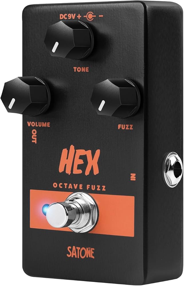 Amazon.com: Satone S804 Hex Octave Fuzz Electric Guitar Effect