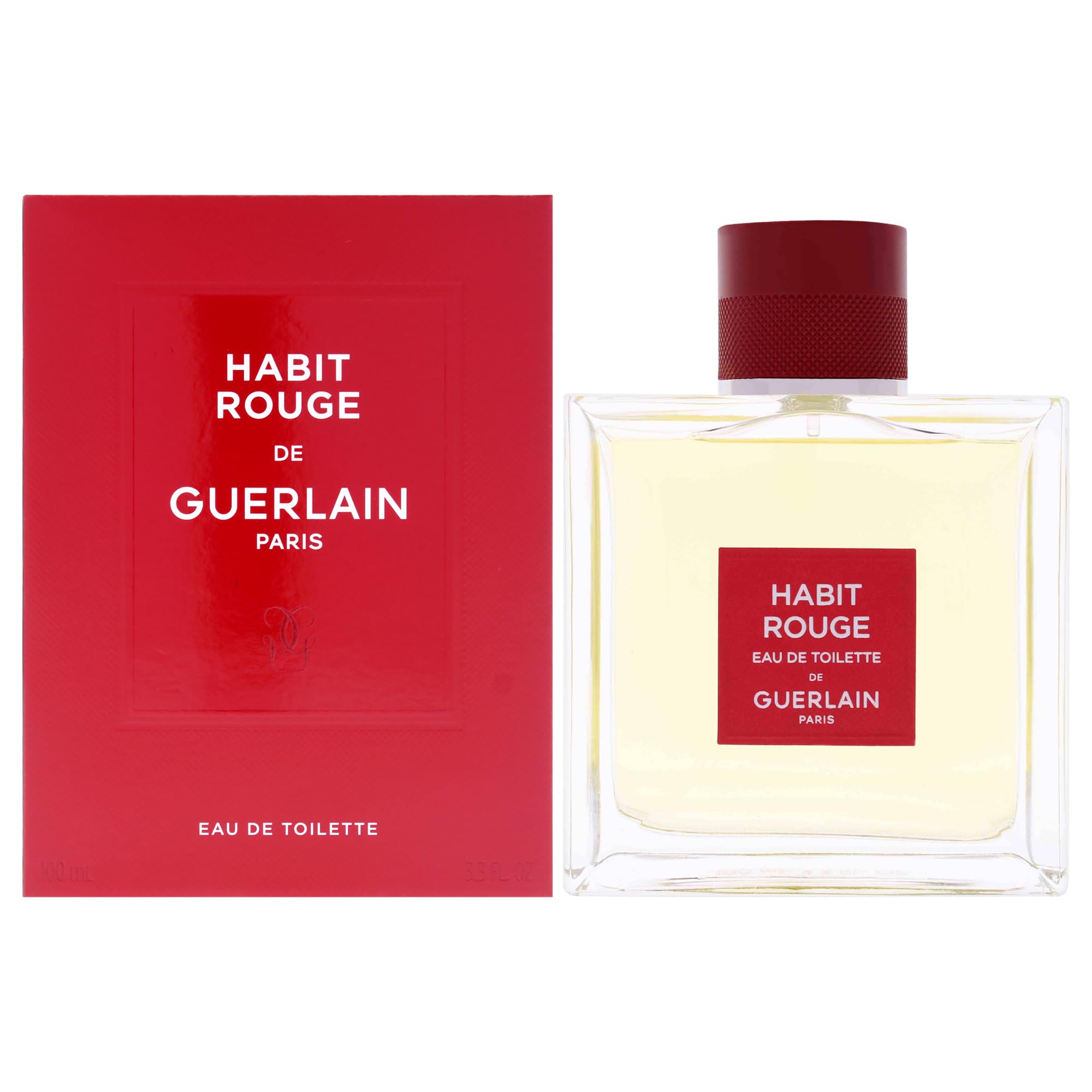 Amazon.com : Habit Rouge by Guerlain for Men - 3.3 oz EDT Spray