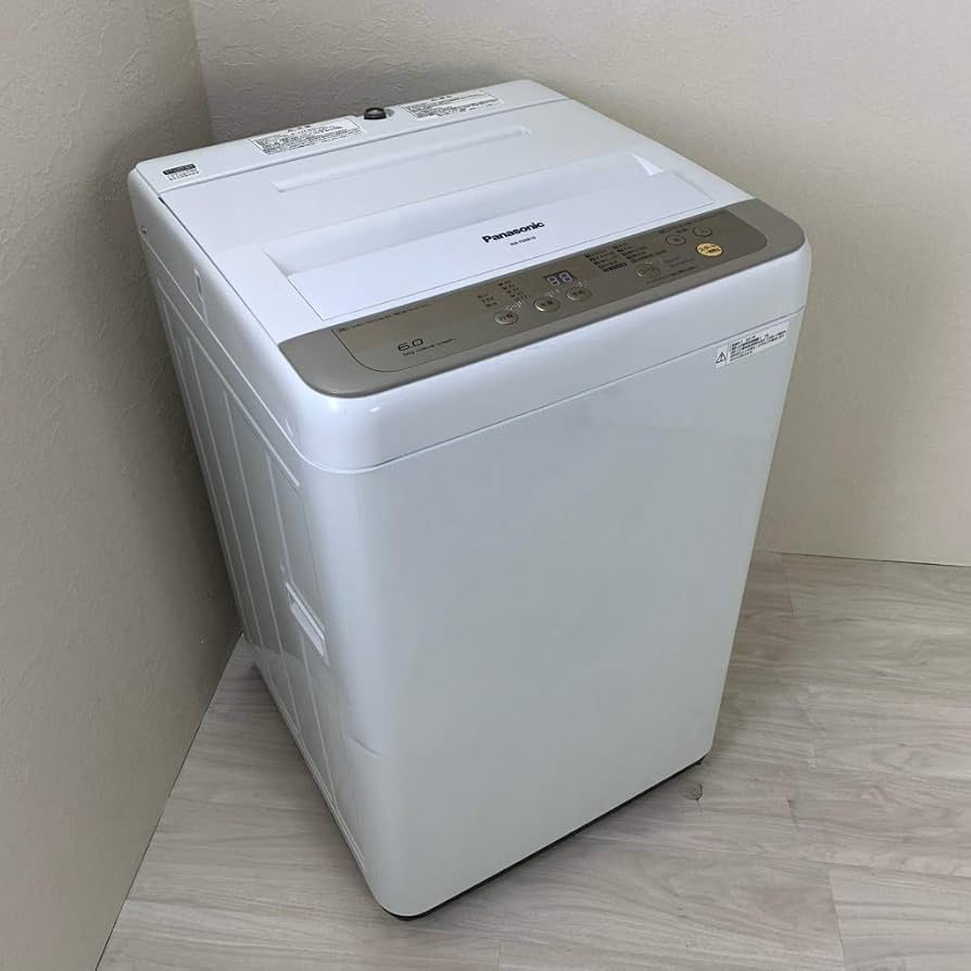 Amazon.co.jp: パナソニック 6.0kg 全自動洗濯機 シャンパンPanasonic