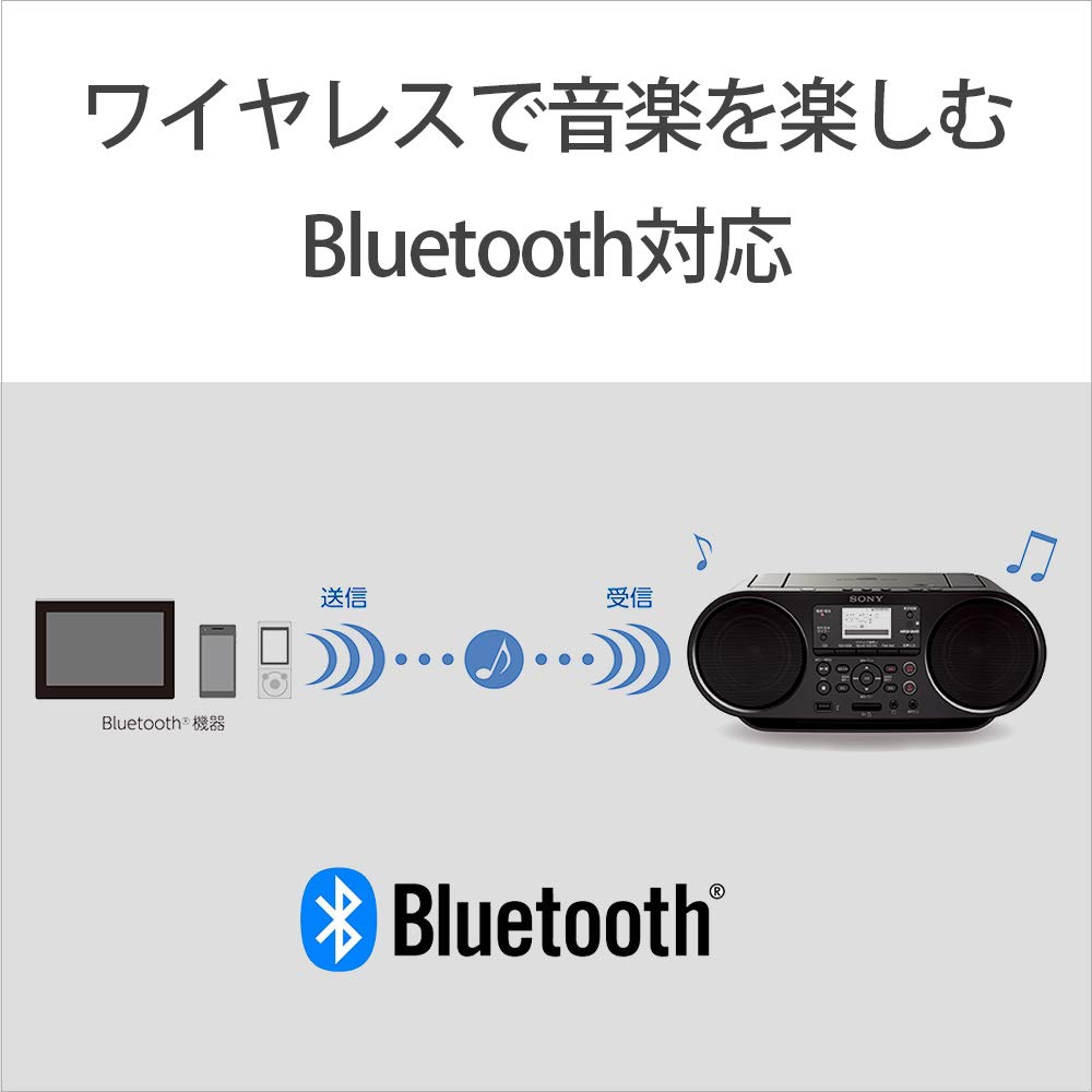 Amazon.co.jp: ソニー CDラジオ Bluetooth/FM/AM/ワイドFM対応 語学