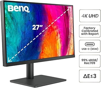 Amazon.com: BenQ PD2705U Mac-Ready AQCOLOR Monitor 27