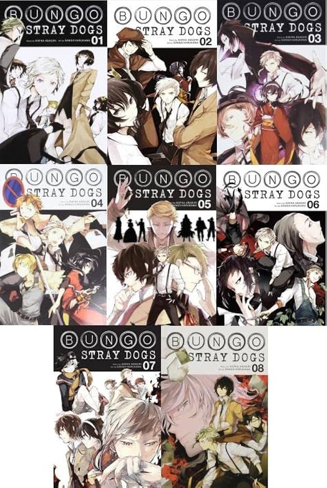 Bungo Stray Dogs Manga Set Vol 1-8: Kafka Asagiri, 9780316554701