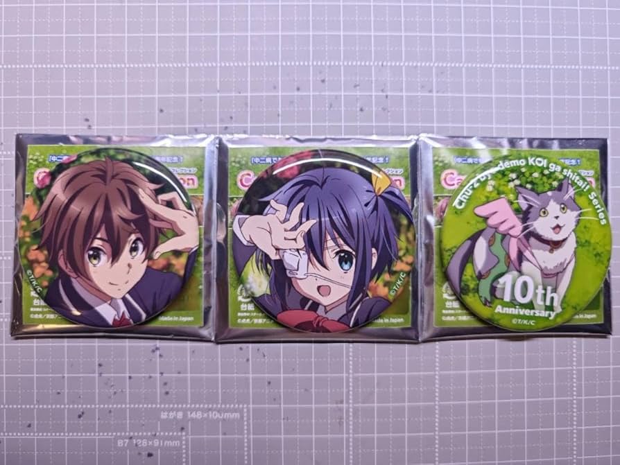 全種セット】中二病でも恋がしたい！ 10周年記念 缶バッジ 全種セット