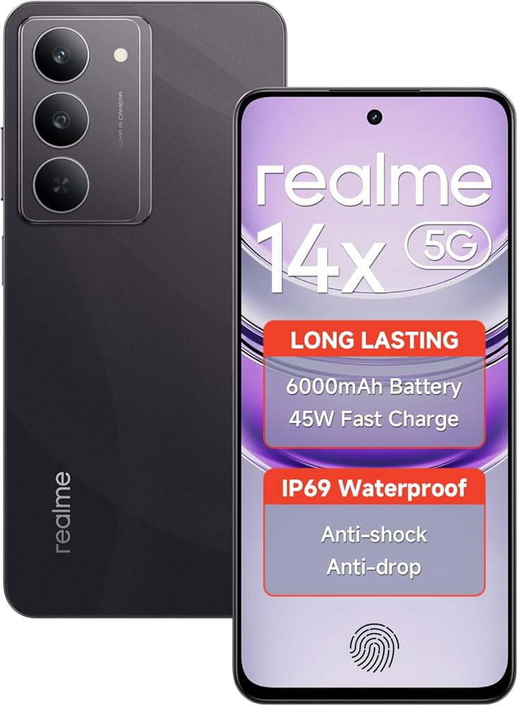 realme 14X Smartphone 5G 128GB ROM 6GB RAM 6.67