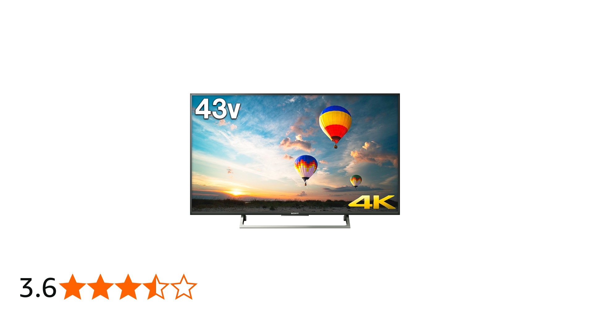 Amazon | ソニー 43V型 液晶 テレビ ブラビア KJ-43X8000E B 4K