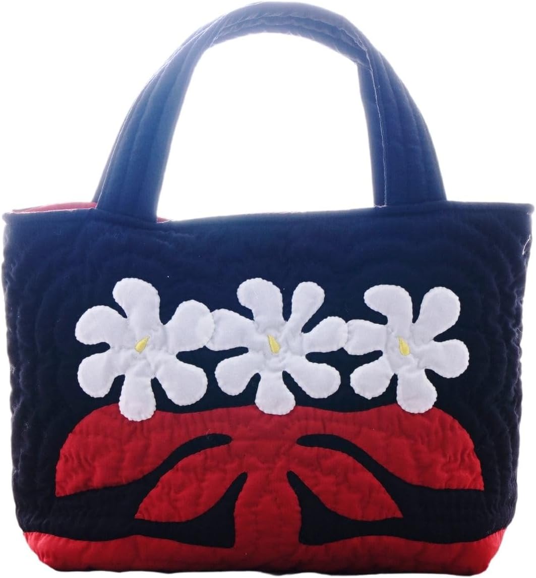 Amazon.co.jp: (ラナイブルー）Lanai-blue ハワイアンキルトトート
