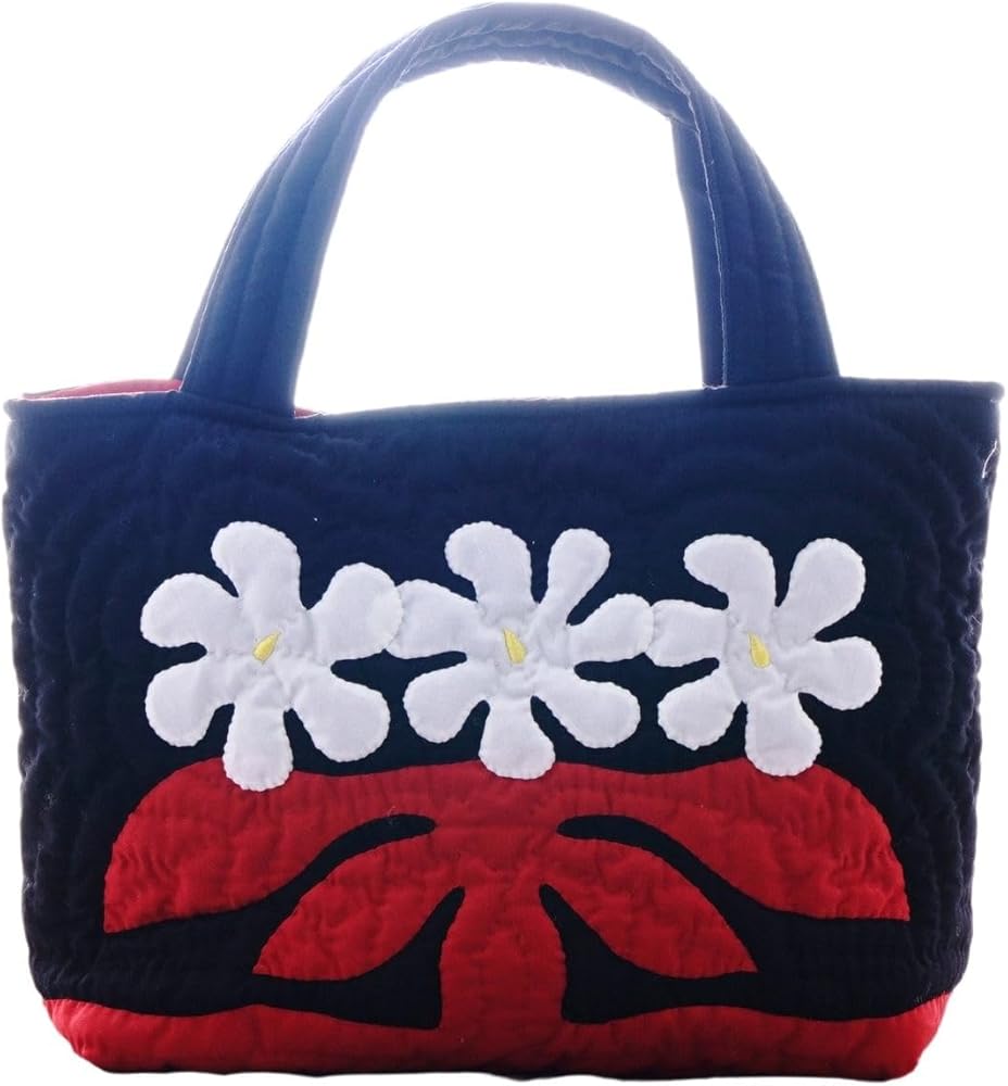 Amazon.co.jp: (ラナイブルー）Lanai-blue ハワイアンキルトトート