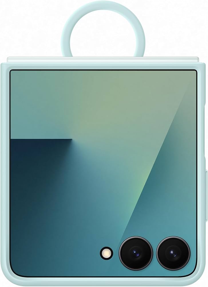 Amazon.co.jp: Samsung Galaxy Z Flip7 Ring Case (Silicone)|ミント