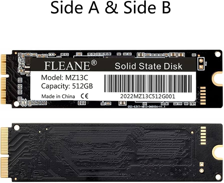 Amazon.com: FLEANE MZ13C 256GB SSD Replacement for MacBook Pro