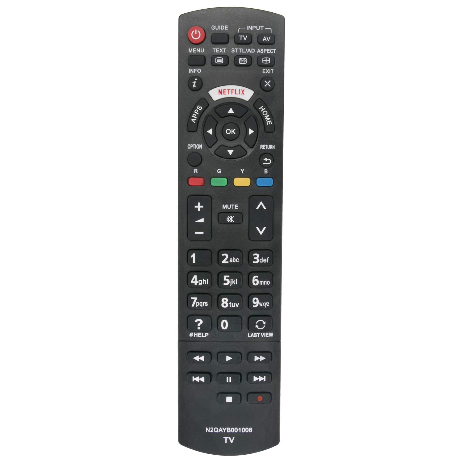 Amazon.com: N2QAYB001008 Replace Remote Control fit for Panasonic