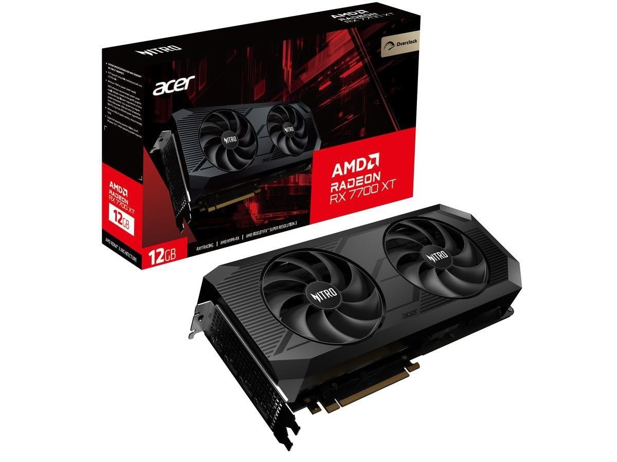 Amazon | Acer Nitro AMD Radeon RX 7700 XT OC - 12GB VRAM GDDR6