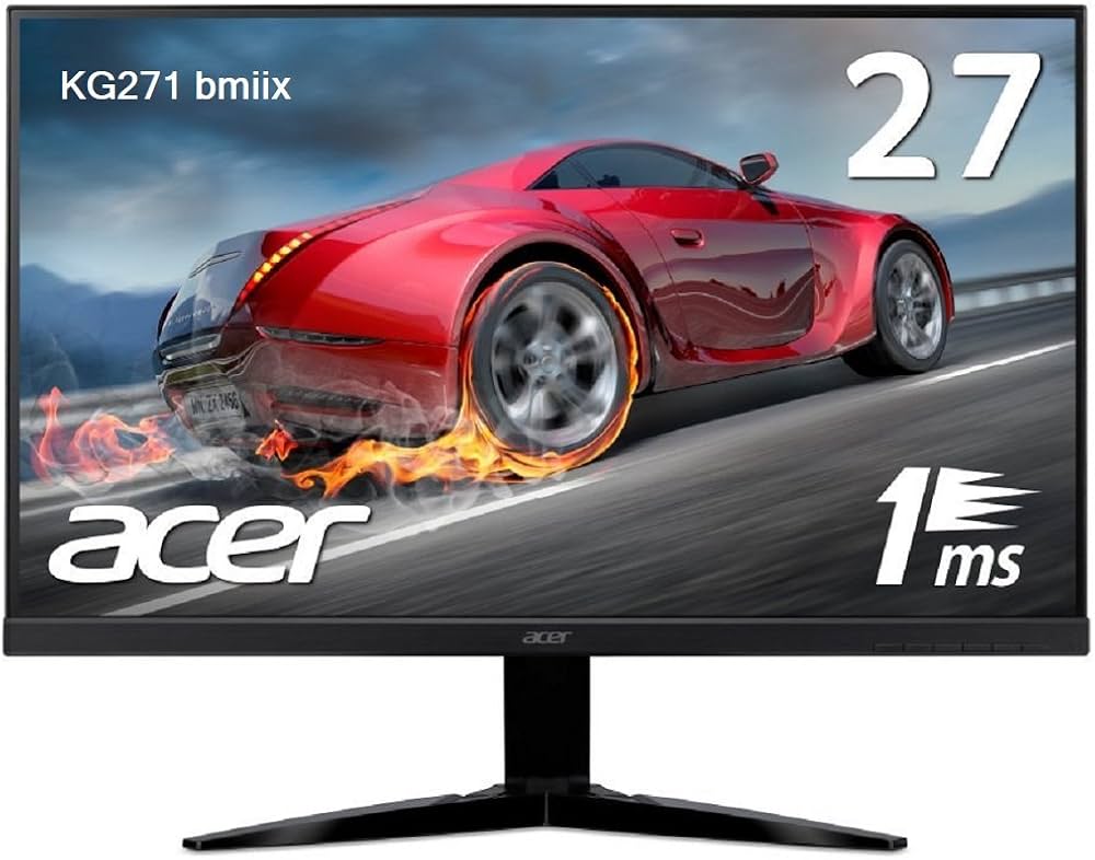 Amazon.co.jp: Acer ゲーミングモニター KG271bmiix 27インチ 応答速度