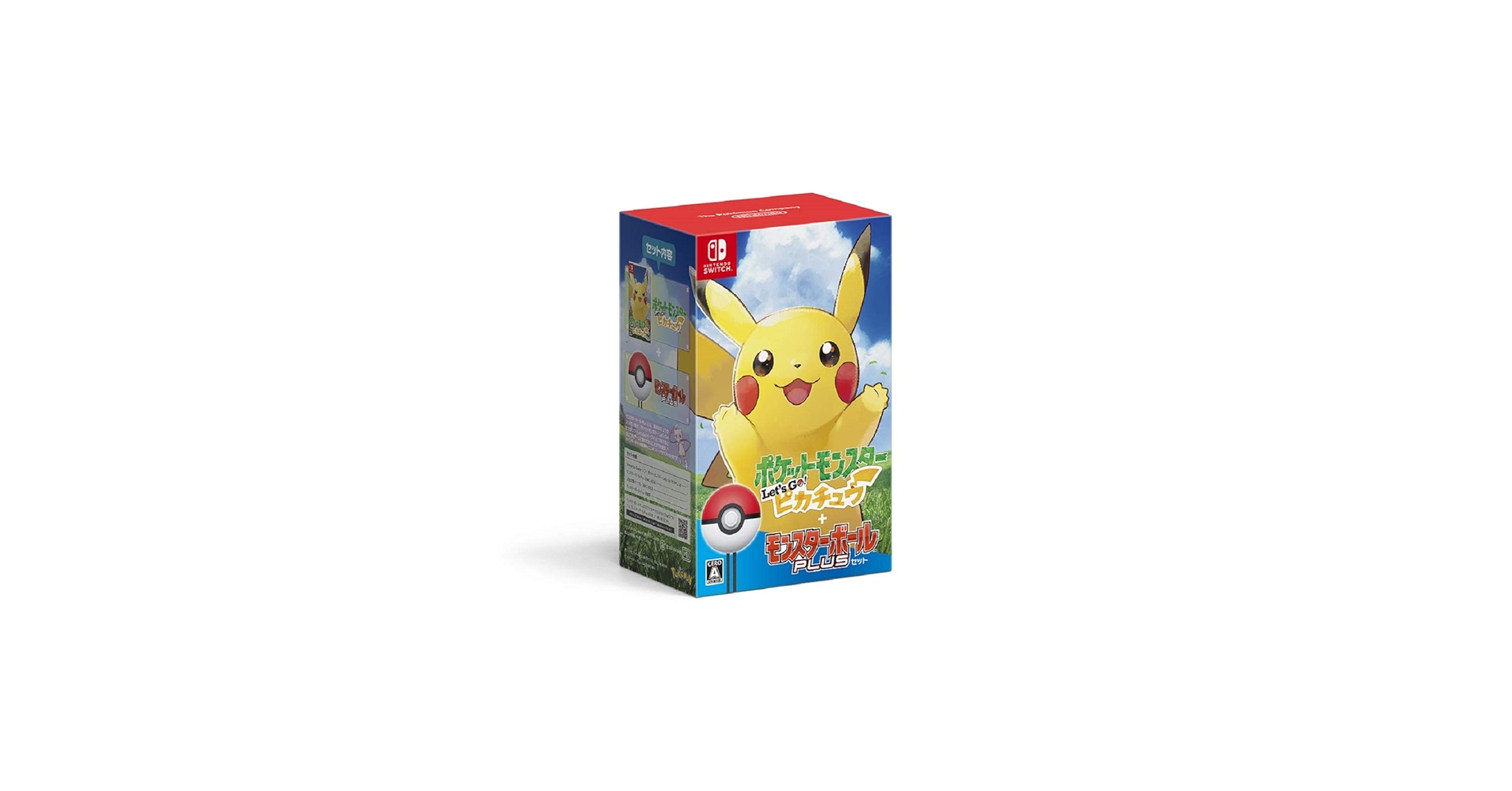 Amazon.com: Pokémon Let's Go! Pikachu + Poké Ball Plus Set