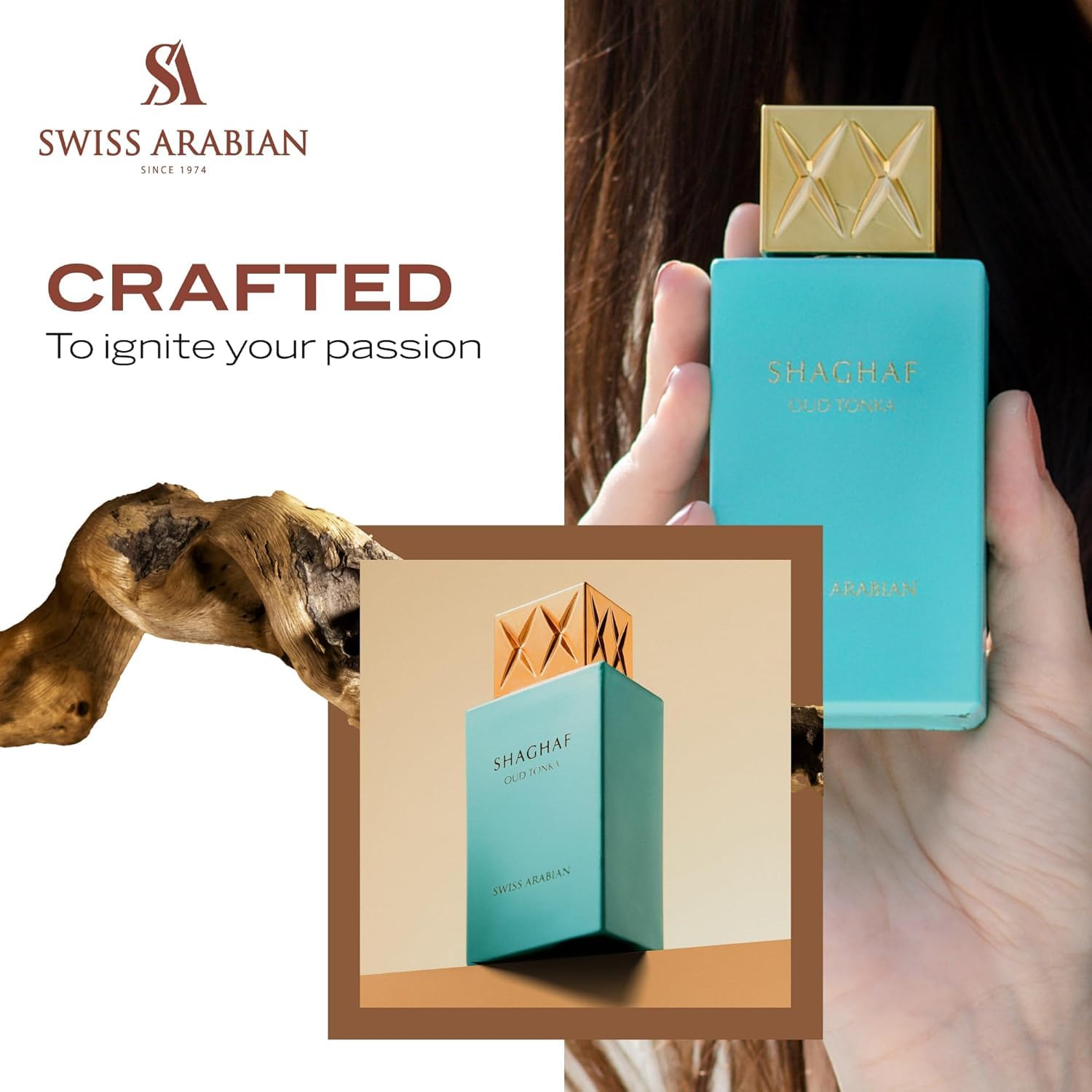 Swiss Arabian Shaghaf Oud Tonka - Vanilla Perfume with Warm Amber