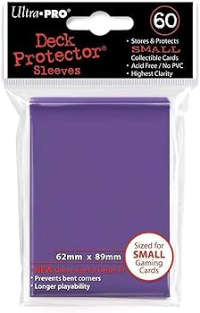 Amazon | UltraPro デックプロテクターソリッド スリーブ 紫パープル
