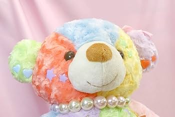 イルミ KAWAII ベア パステル光るカラフルぬいぐるみ 29cm KAWAII BEAR