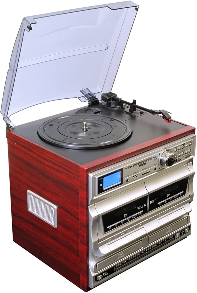 Amazon.co.jp: クマザキエイム CD録音が出来るレコードプレーヤー CRC