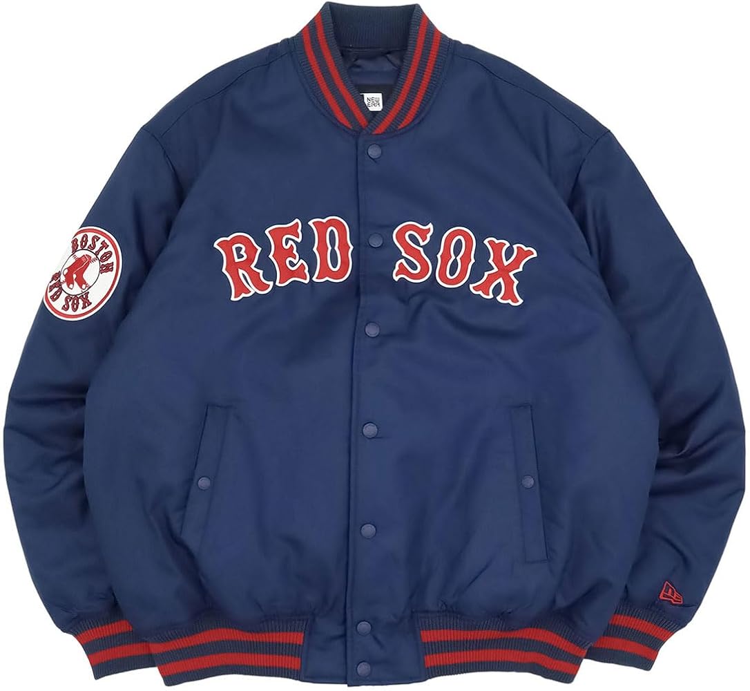 Amazon | [ニューエラ] 韓国企画 ジャケット MLBスタジャン BOS