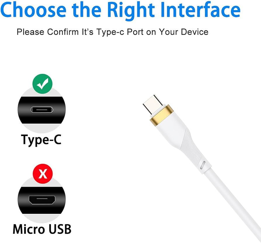 Amazon.co.jp: USB Type C 充電ケーブル フレックス シリコン 交換用