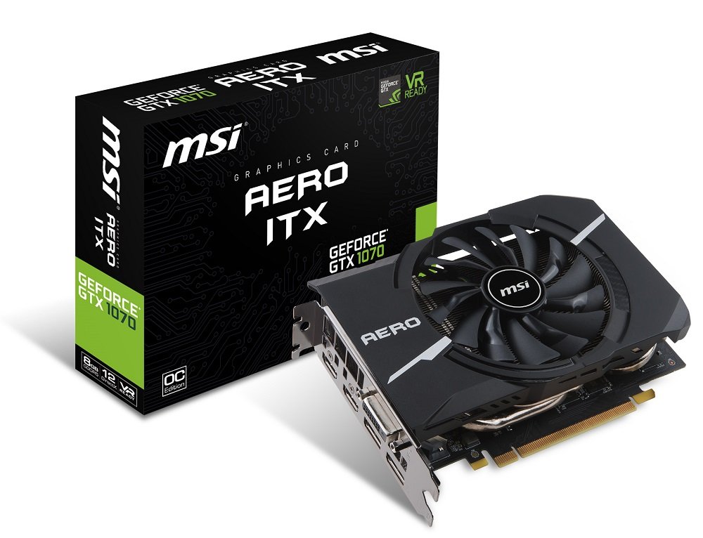 Amazon | MSI GeForce GTX 1070 AERO ITX 8G OC グラフィックスボード