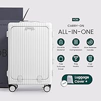 Amazon.com | Nobl Travel Carry On Luggage, Noble Zipperless