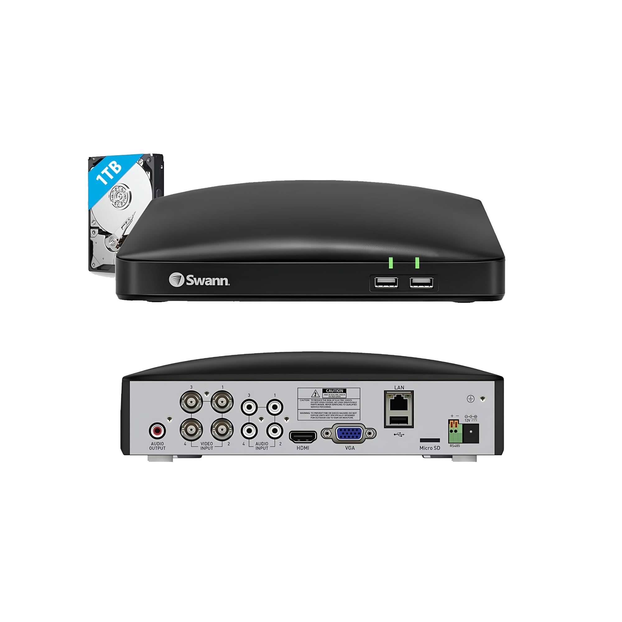 Amazon.co.jp: 【日本正規代理店】Swann セキュリティカメラ 4CH DVR