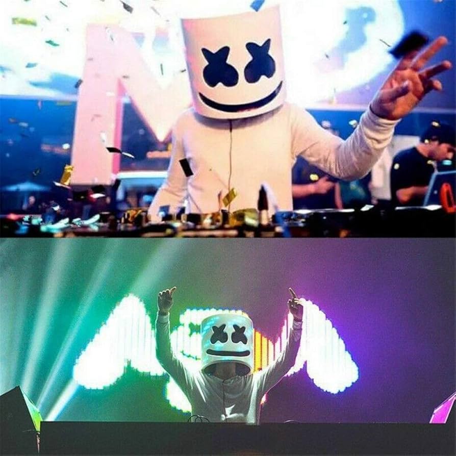 Amazon.co.jp: マシュメロ マスク marshmello DJマスク 音楽祭