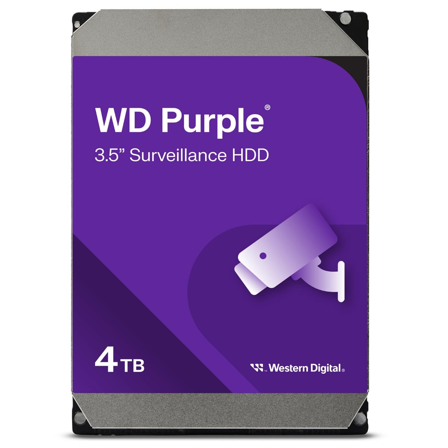 Western Digital Purple 4TB Surveillance Hard Drive - 5400 RPM
