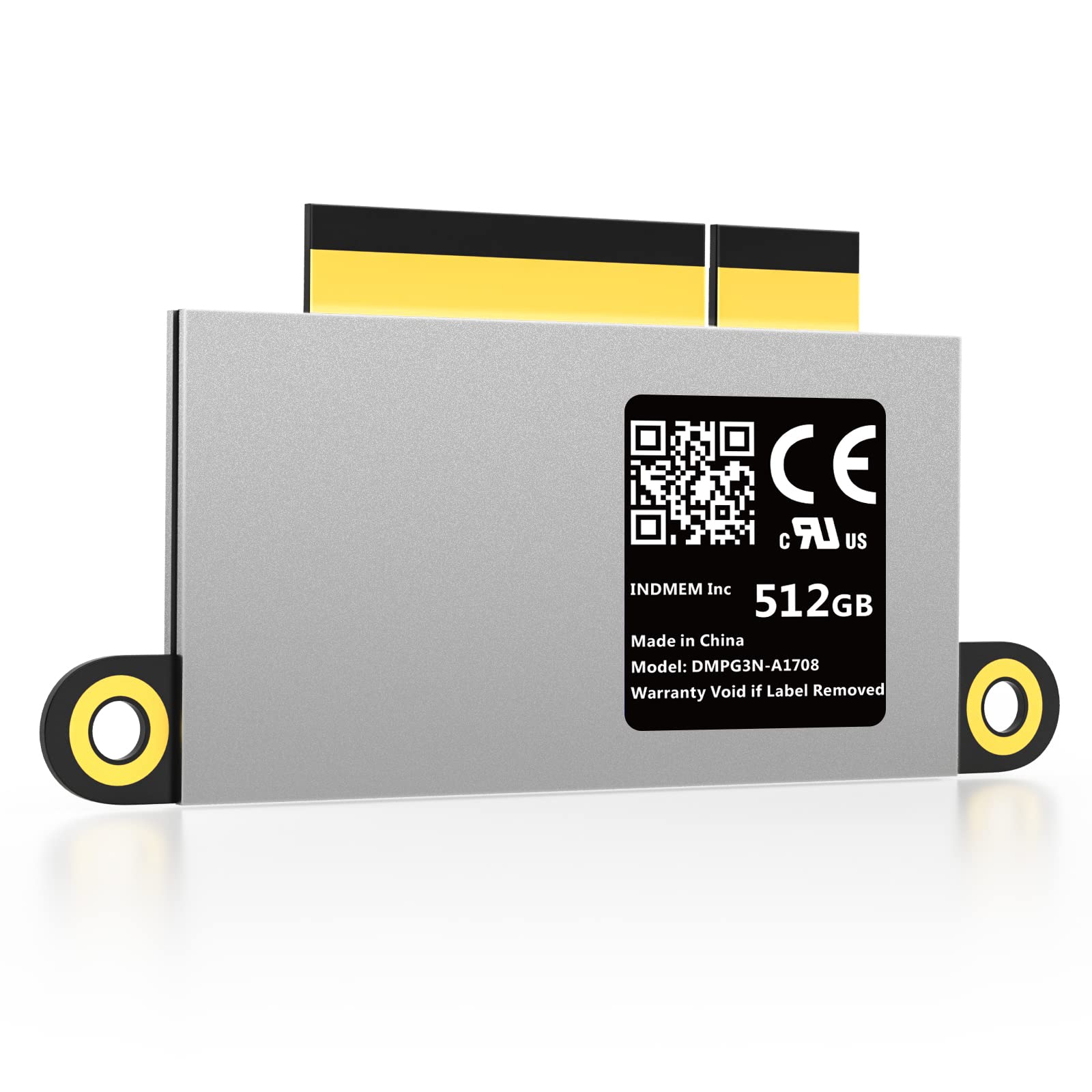 INDMEM NVMe PCle SSD 512GB 3D TLC Flash Hard Drive with Tools for