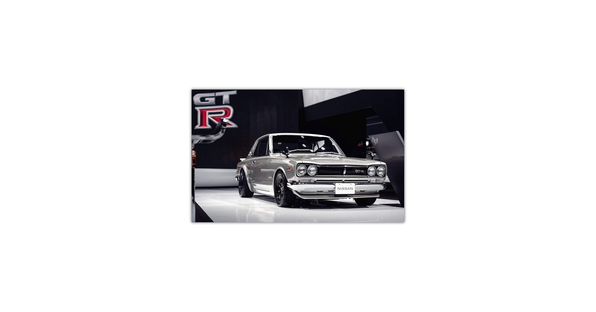 日産スカイライン、ハコスカS20 ポスター4枚、製作用パネル1枚セット