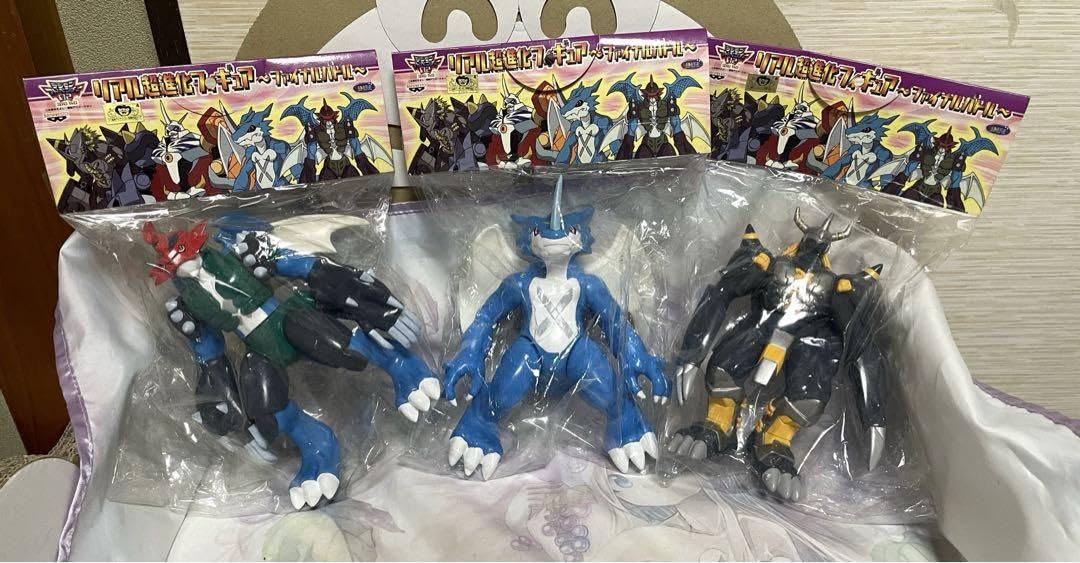 Amazon.co.jp: デジモンアドベンチャー02 リアル超進化フィギュア 3体