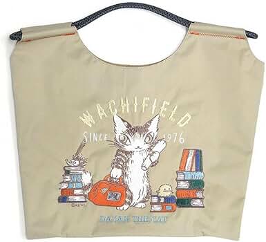Amazon | [わちふぃーるど] 猫のダヤン ダヤン 刺繍トート 旅するBABY