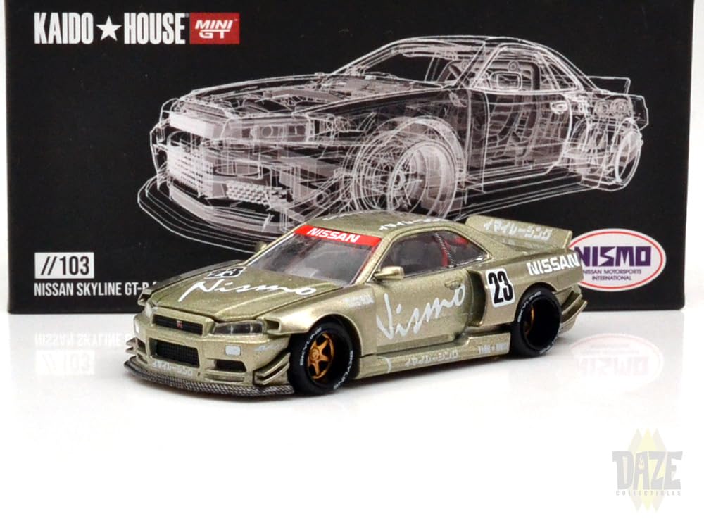 Amazon | MINI GT 街道はうす ニッサン・スカイライン GT-R (R34) 街道