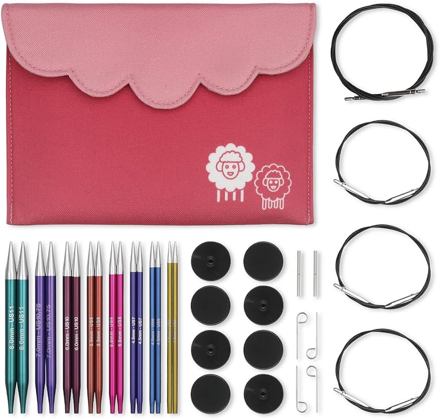 Amazon.com: KnitPro Zing Deluxe Interchangeable Needle Set 5
