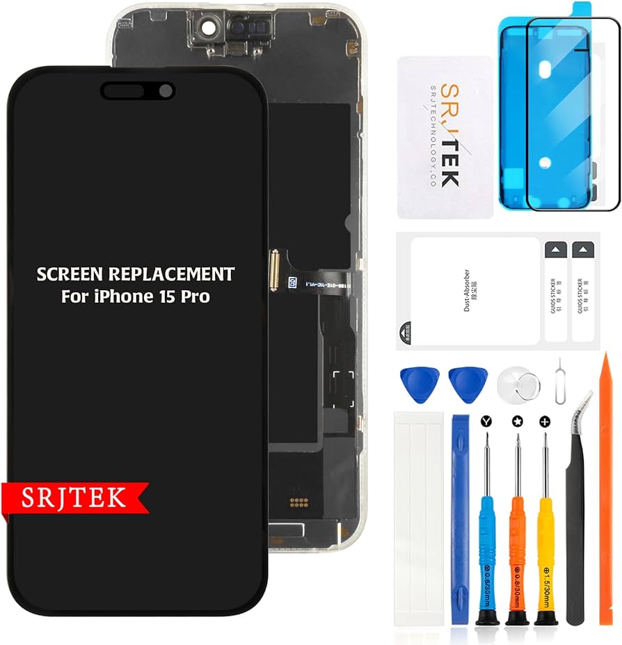 Amazon.co.jp: SRJTEK For iphone 15 Pro 『Soft OLED+120Hz対応