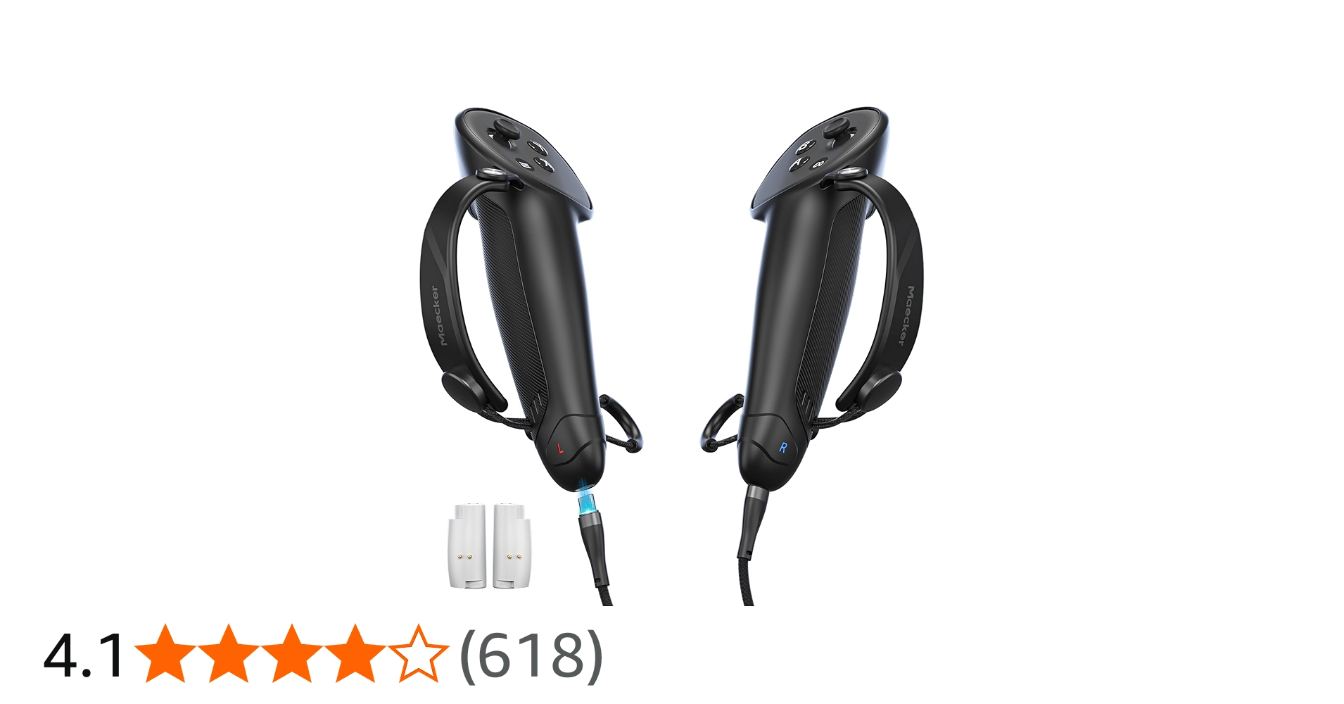 Amazon.co.jp: Maecker 充電コントローラーグリップ Quest 3S 用 Quest