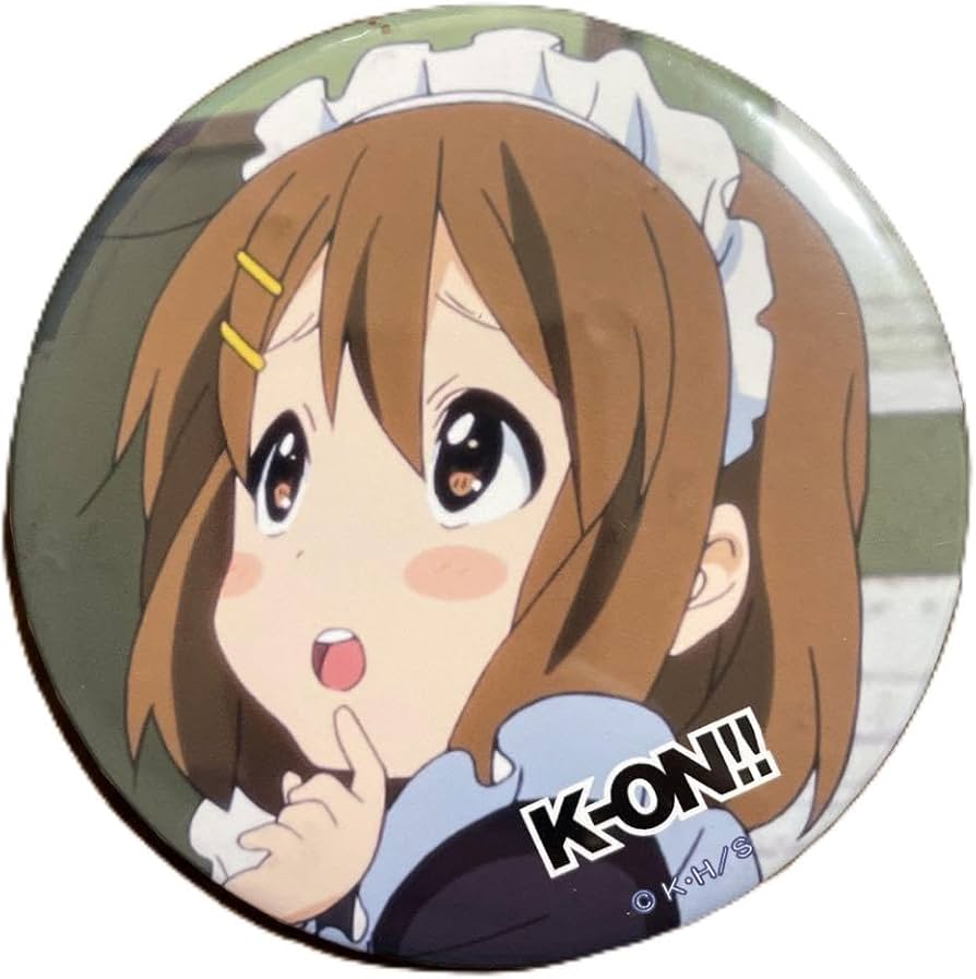 平沢唯 缶バッジ けいおん! まんがタイムきらら展 平沢唯 缶バッジ