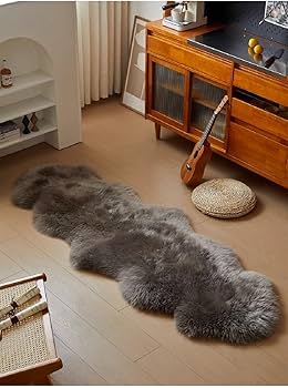 Amazon | ムートンラグ 天然ムートン100% ムートン オーストラリア産
