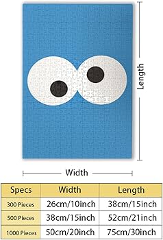 Amazon.co.jp: セサミストリート クッキーモンスター 500ピース パズル
