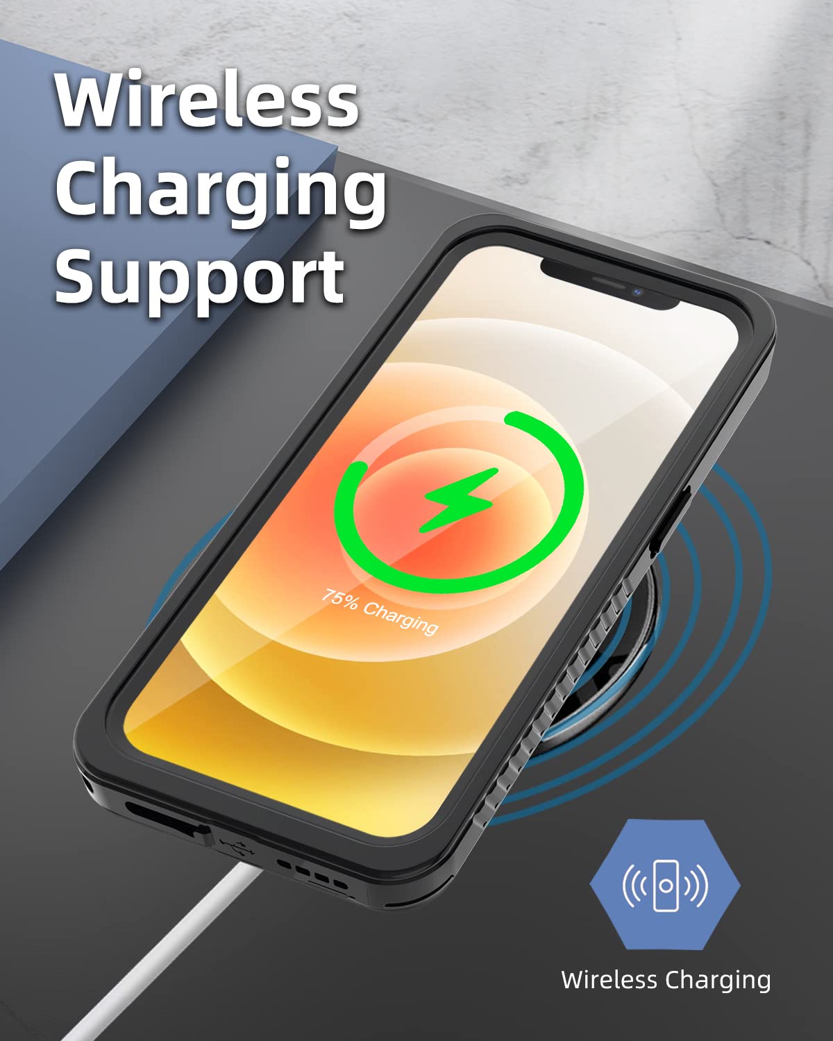 Amazon.co.jp: WIFORT iPhone 12 Mini用防水ケース - [認定防水&軍事