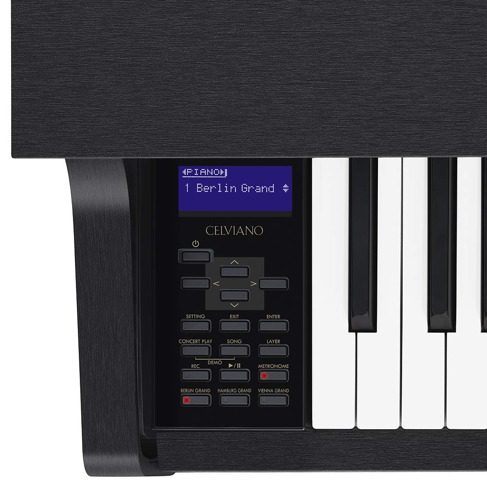 Amazon | CASIO GP-310BK ブラックウッド調 電子ピアノ セルヴィアーノ