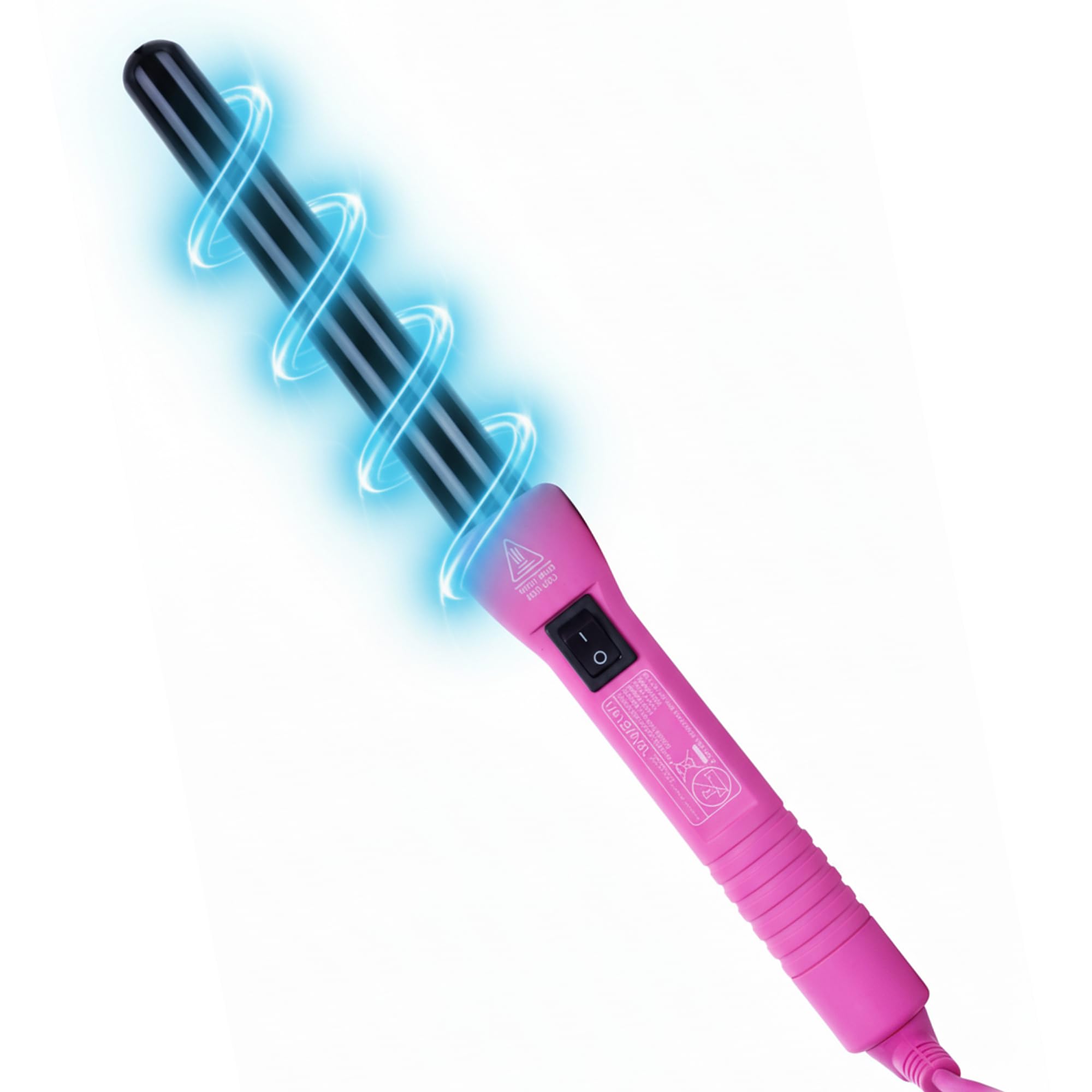 Amazon.com: HerStyler Grande Ceramic Curling Iron - 1 inch, Pink