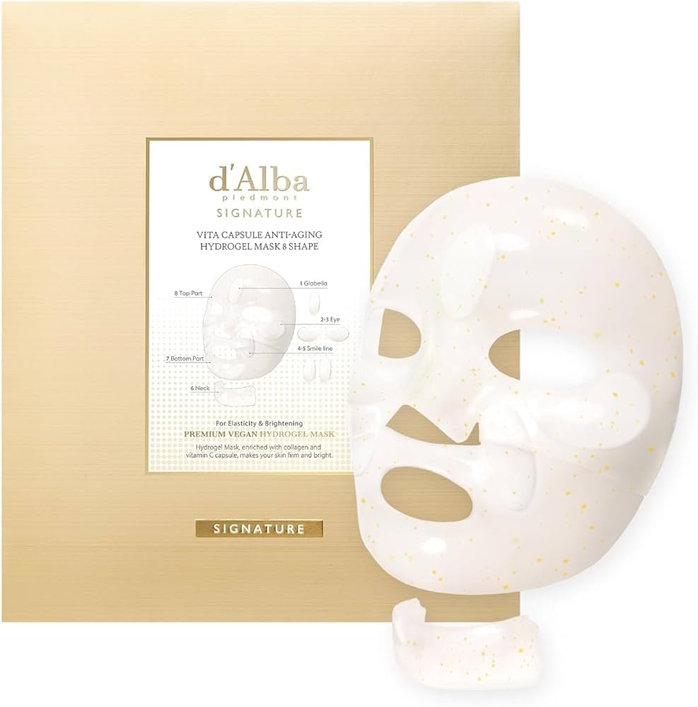 Amazon.com : d'alba Piedmont Signature Vita Capsule Hydrogel Mask