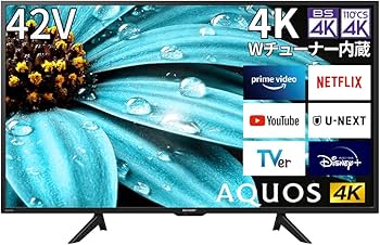 Amazon | シャープ 42V型 4K 液晶 テレビ AQUOS 4T-C42EJ1 Google TV