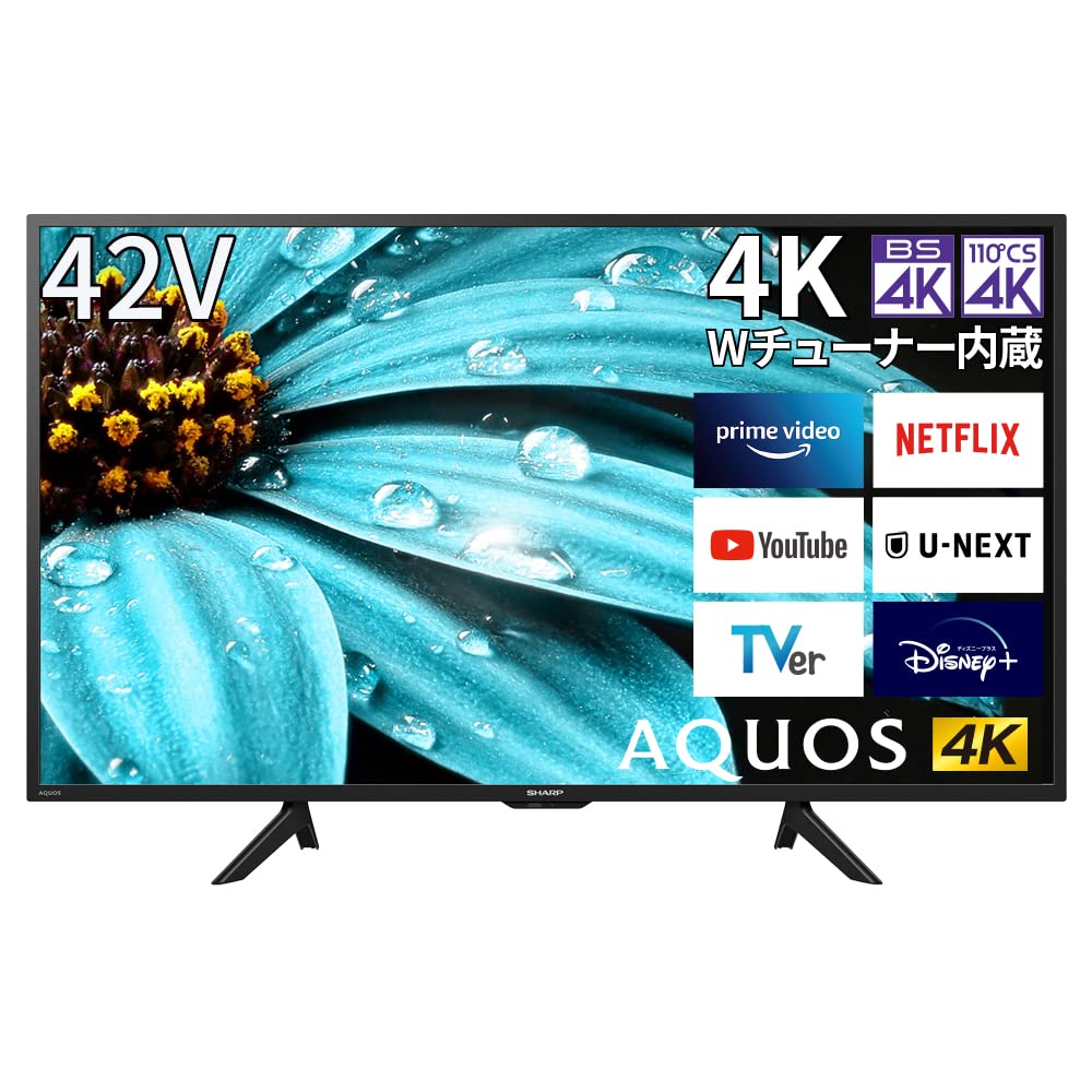 Amazon | シャープ 42V型 4K 液晶 テレビ AQUOS 4T-C42EJ1 Google TV