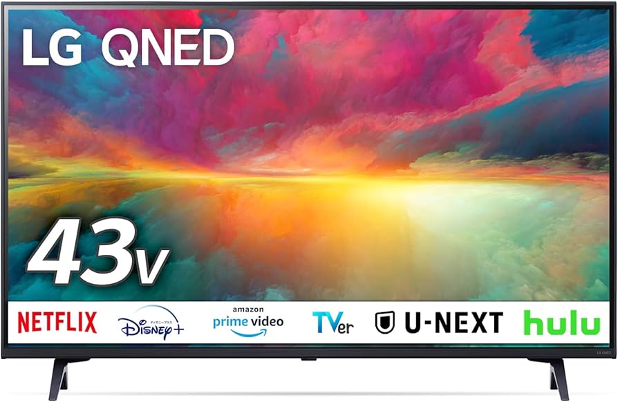 Amazon | 液晶テレビ 43QNED75JRA[43V型 /4K対応 /BS・CS 4Kチューナー