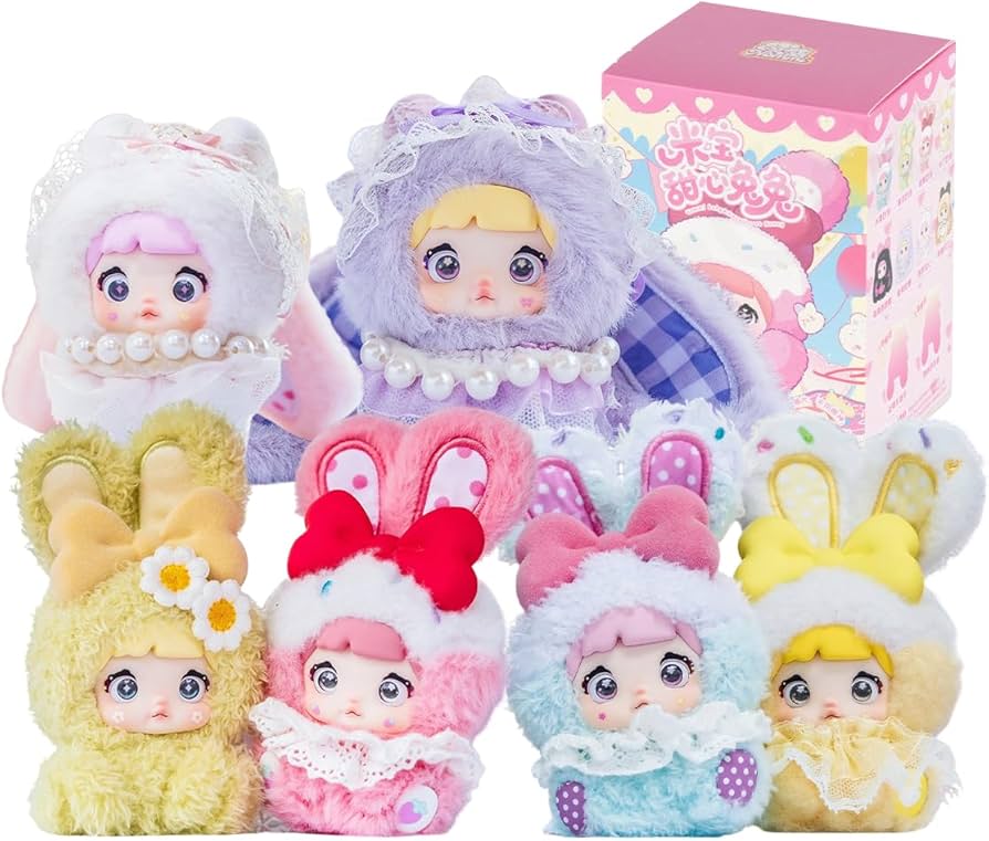 Amazon.com: REIVIVORA Nommi Baby v2 Sweetheart Bunny Series Plush