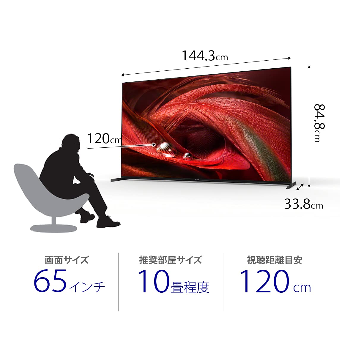 Amazon.co.jp: ソニー 65V型 液晶 テレビ ブラビア XRJ-65X95J BRAVIA