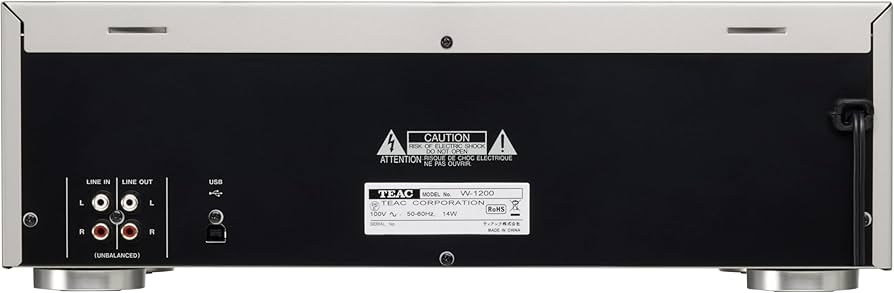 Amazon | TEAC ダブルカセットデッキ W-1200(S) | ティアック(Teac